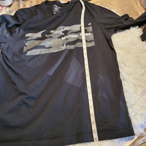 Michael Kors black and camo long sleeve signature shirt - Picture 6 of 6